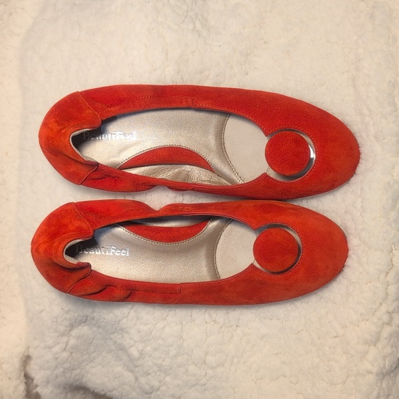 Beautifeel Mary Women's Slip -On  Red Leather shoe - Picture 7 of 13